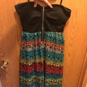 Strapless high-low dress!